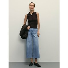 Джинсы кюлоты Zarina culottes, размер M (RU 46)/170, голубой