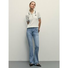 Джинсы буткат Zarina bootcut, размер XS (RU 42)/170, светлый индиго
