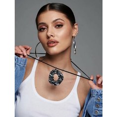 Колье Elletri, длина 40 см, черный