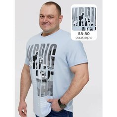 Футболка MR. BIGMAN Весна-лето 2025, 1 шт., размер 60, серый