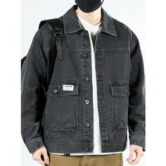 Куртка , размер 4XL 95-105 кг, черный Нет бренда