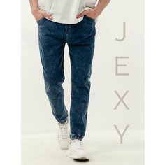 Джоггеры JEXY, размер ОТ 82-90 ОБ 94-102, темно-синий