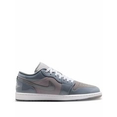 Кроссовки NIKE Air Jordan 1 Low Medium, размер 11.5 US, серый