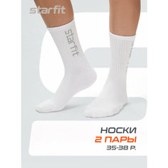 Носки Starfit, комплект, 2 пары, размер 35/38, белый
