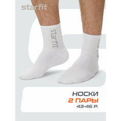 Носки Starfit, комплект, 2 пары, размер 43/46, белый