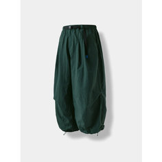 Брюки ANGLAN Nylon Tuck Belt String, размер One size, green