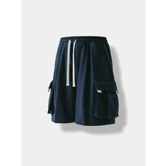 Шорты ANGLAN Webbing Sweat Cargo, размер One size, navy