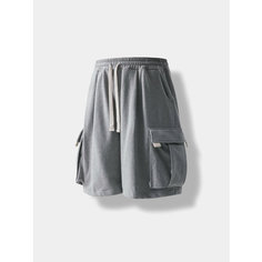 Шорты ANGLAN Webbing Sweat Cargo, размер One size, серый