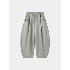 Брюки ANGLAN Damage Sweat Balloon, размер One size, melange grey