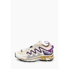 Кроссовки Salomon XT-Rush, размер 7.5 UK, бежевый/фиолетовый