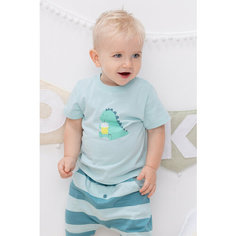 Футболка crockid КР 302053/морозный шалфей, размер 44/68, зеленый