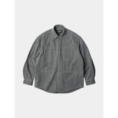 Рубашка FrizmWORKS Washed Carpenter Pocket, размер L, угольный