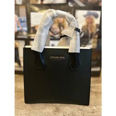Сумка кросс-боди MICHAEL KORS, фактура зернистая, черный