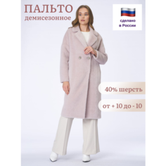 Пальто, размер 52, розовый Нет бренда
