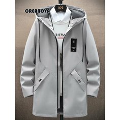 Тренчкот MOOCIE, размер 2XL, серый