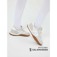 Кроссовки Salamander Весна-лето 2025, полнота 4 (RU)/ на узкую и среднюю стопу, размер 38, серый