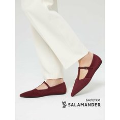 Балетки Salamander, размер 40, бордовый