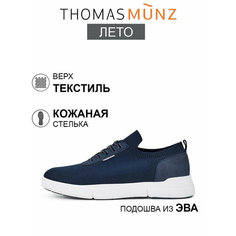 Кеды Thomas Munz Весна-лето 2025, полнота 7, размер 40, синий