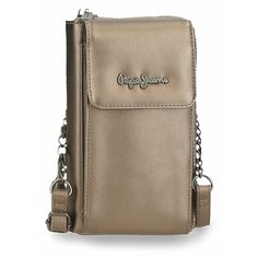 Сумка кросс-боди Pepe Jeans, коричневый, золотой