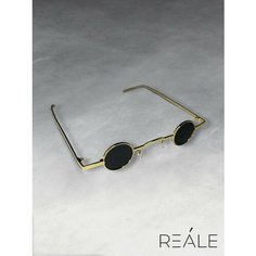 Солнцезащитные очки REALE, черный/золотой
