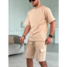Костюм спортивный BRANKI, размер S, бежевый
