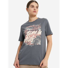 Футболка Northland Professional Womens Travel SS T-shirt, размер 54/56, темно-серый