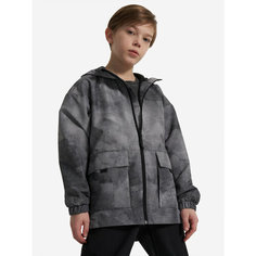 Ветровка OUTVENTURE Travel Boys Windbreaker, размер 158/164, серый