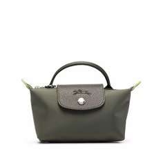 Косметичка Longchamp, 5.5х11х17 см, , зелeный