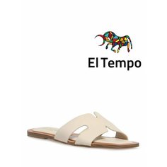 Сабо El Tempo, размер 38, молочный