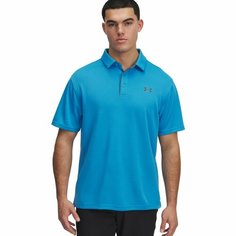 Поло спортивное Under Armour Tech Polo, размер MD, cиний
