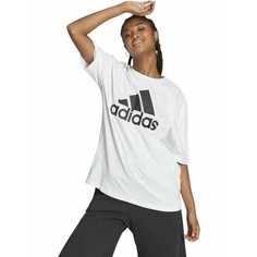 Футболка adidas Essentials Big Logo Boyfriend Tee W, размер S INT, белый