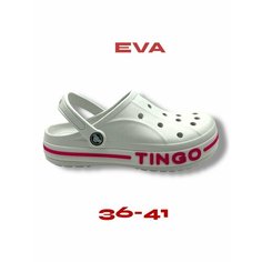 Сабо Tingo Tingo, размер 40, белый-красный