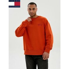 Свитшот TOMMY HILFIGER, размер XL, , красный, оранжевый