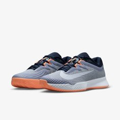 Кроссовки NIKE Nikecourt Air Zoom Vapor Pro 3, размер 42 EU - 8.5 US (26.5 см), серый