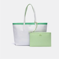 Сумка тоут LACOSTE, 2 шт, фактура зернистая, белый