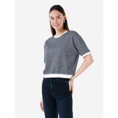 Джемпер COLINS Regular Fit, размер S, , синий