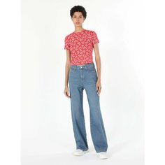 Джинсы COLINS 970 BERRY Regular Fit, размер 31/32, голубой
