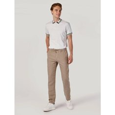 Брюки COLINS Regular Fit, размер 33/34, бежевый