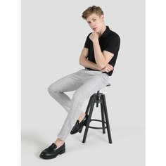 Брюки COLINS Regular Fit, размер 32/34, серый