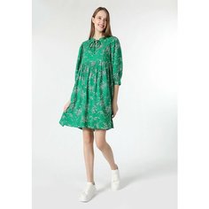 Платье COLINS Regular Fit, размер XS, зелeный