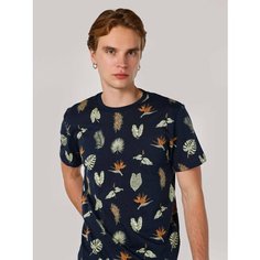 Футболка COLINS Regular Fit, размер S, темно-синий