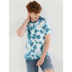 Футболка COLINS Regular Fit, размер M, бирюзовый
