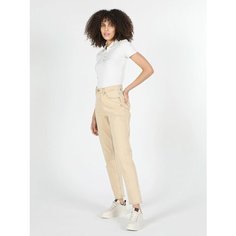 Джинсы COLINS 896 MARIA Mom Fit, размер 27/28, бежевый