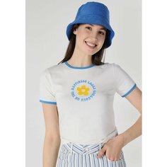 Футболка COLINS Slim Fit, размер S, белый