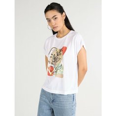 Футболка COLINS Regular Fit, размер XS, белый