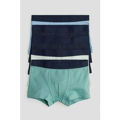 Трусы H&M, 5 шт., размер 98/104, зеленый, синий, голубой