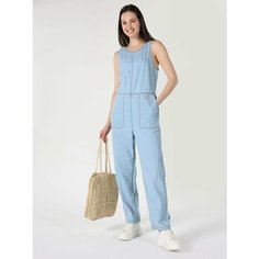 Комбинезон COLINS Regular Fit, размер 34/30, голубой