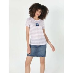 Футболка COLINS Regular Fit, размер XS, коралловый