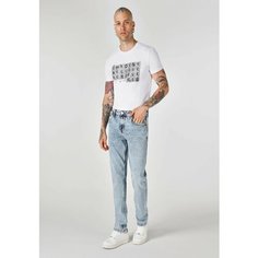 Джинсы COLINS 044 KARL Straight Fit, размер 28/32, голубой
