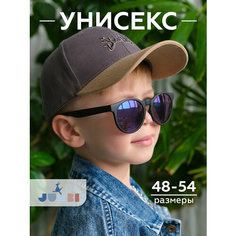 Бейсболка JUMBI для детей, размер 48-51, серый/бежевый